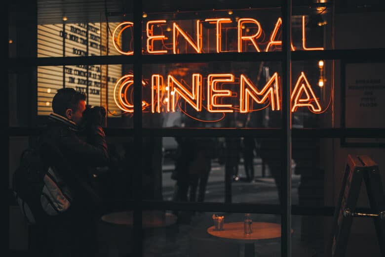 Front of the cinema - Liverpool in autumn