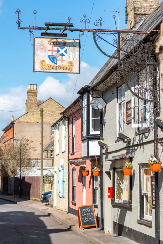 Oliver Cromwell pub in St Ives, Cambridgeshire