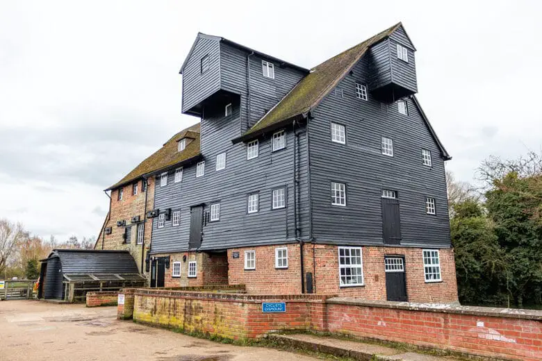 View of the Houghton Mill, one of many places to visit and things to do in St Ives, Cambridgeshire