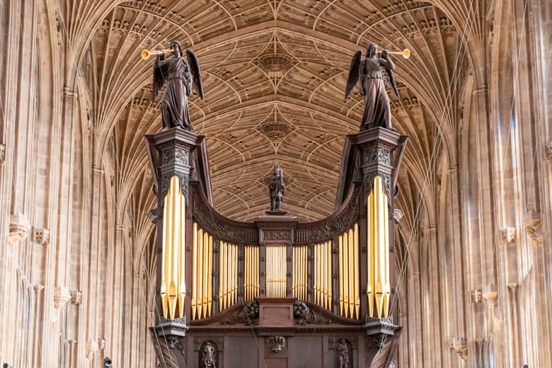 Free things to do in Cambridge - King's College Chapel Pipe Organ, Cambridge
