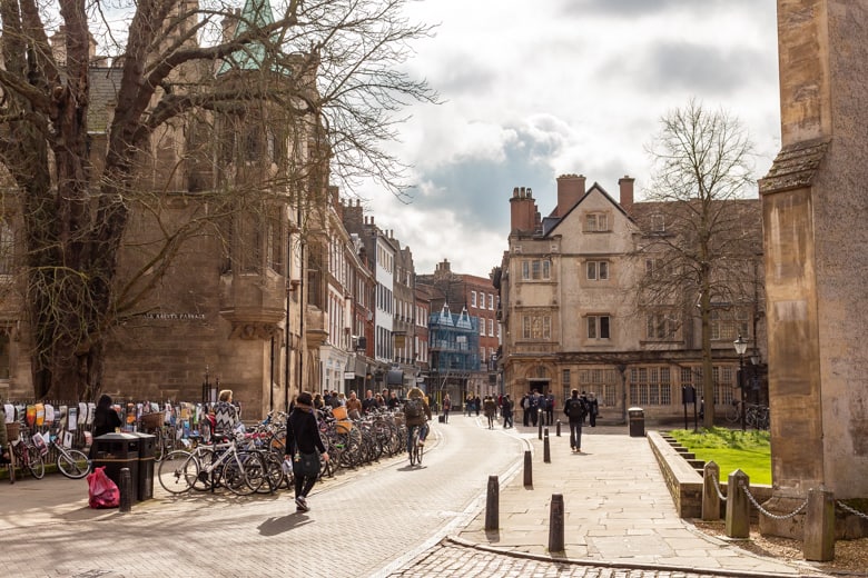 Free things to do in Cambridge - St John Street x All Saints Passage, Cambridge