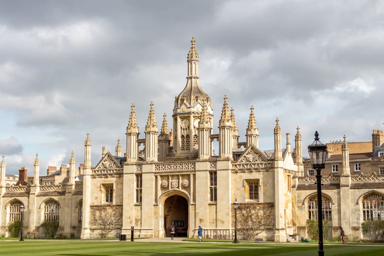 Free things to do in Cambridge - entrance to the King's College, Cambridge