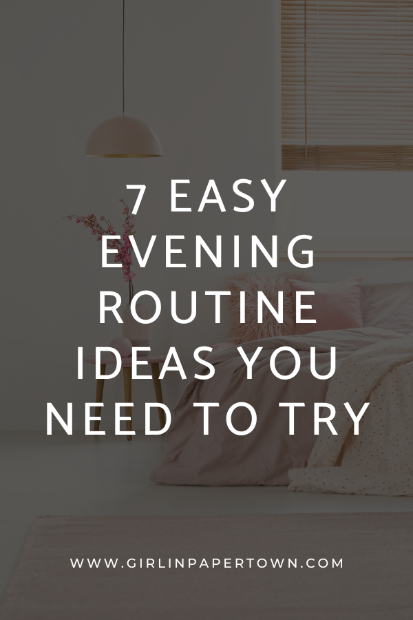 7 easy evening routine ideas you need to try - self care essentials, self care activities, mental and emotional health, creating a self care routine, journaling
