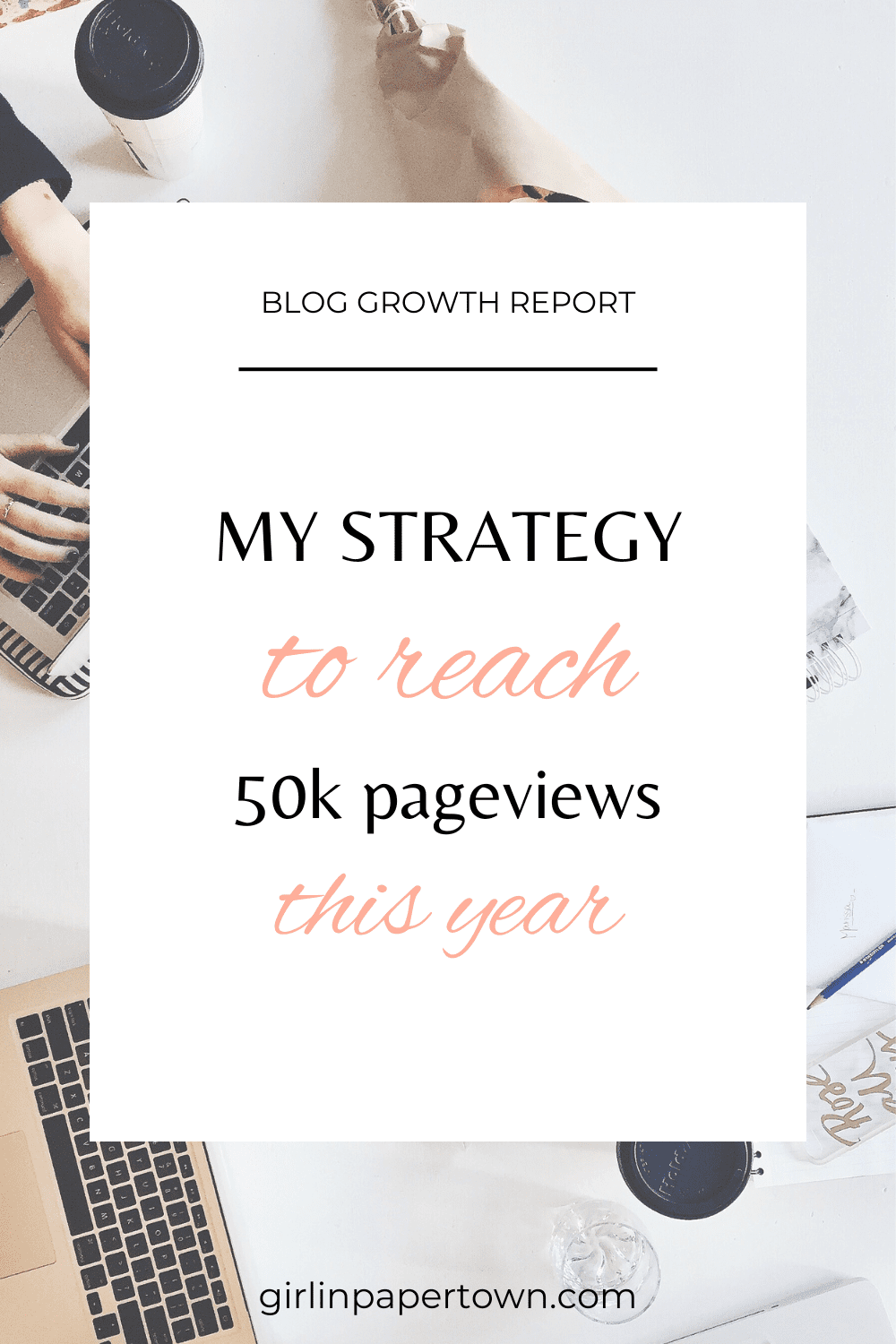 My strategy to reach 50k pageviews this year - blog growth report
