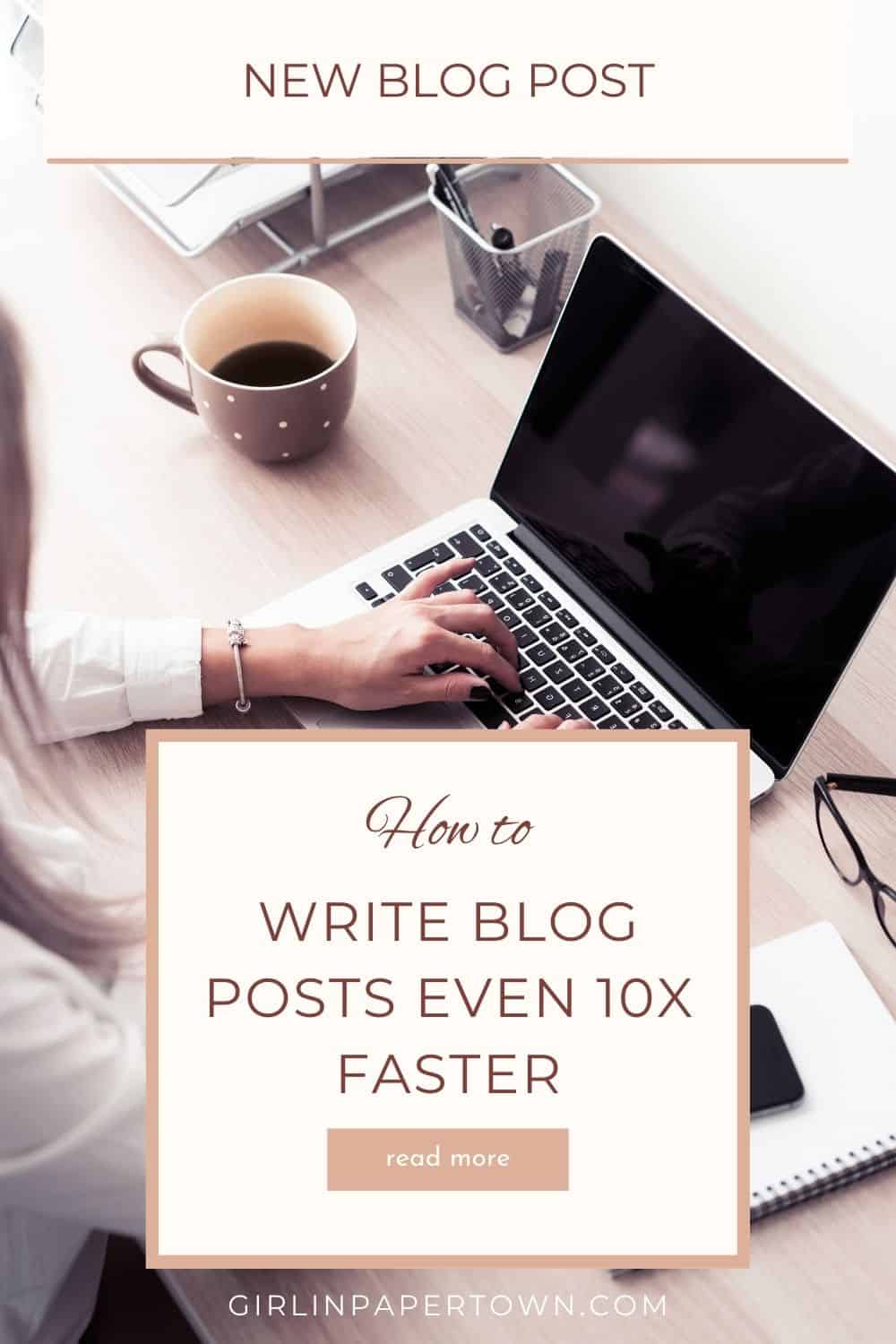 Starting a blog - How to write blog posts even 10x faster